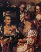 Bernardo Strozzi Vanitas Allegory painting